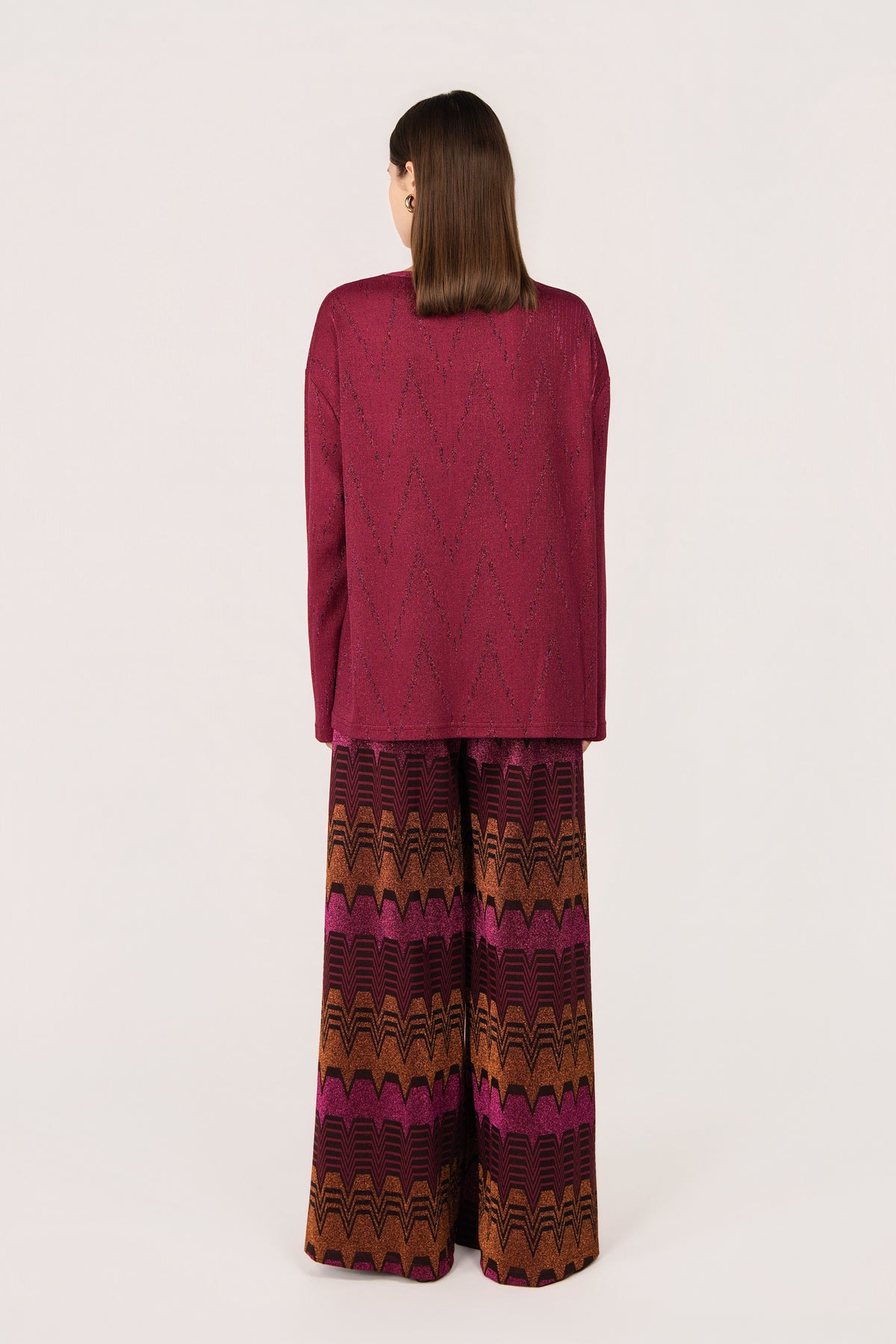 MAGLIA MARGI CORDA BORDEAUX
