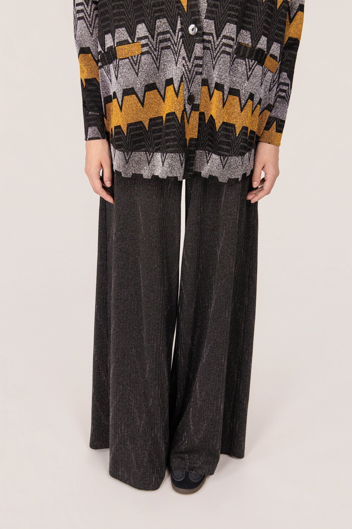 CARDIGAN MAUI TRAPEZIO MULTI NERO
