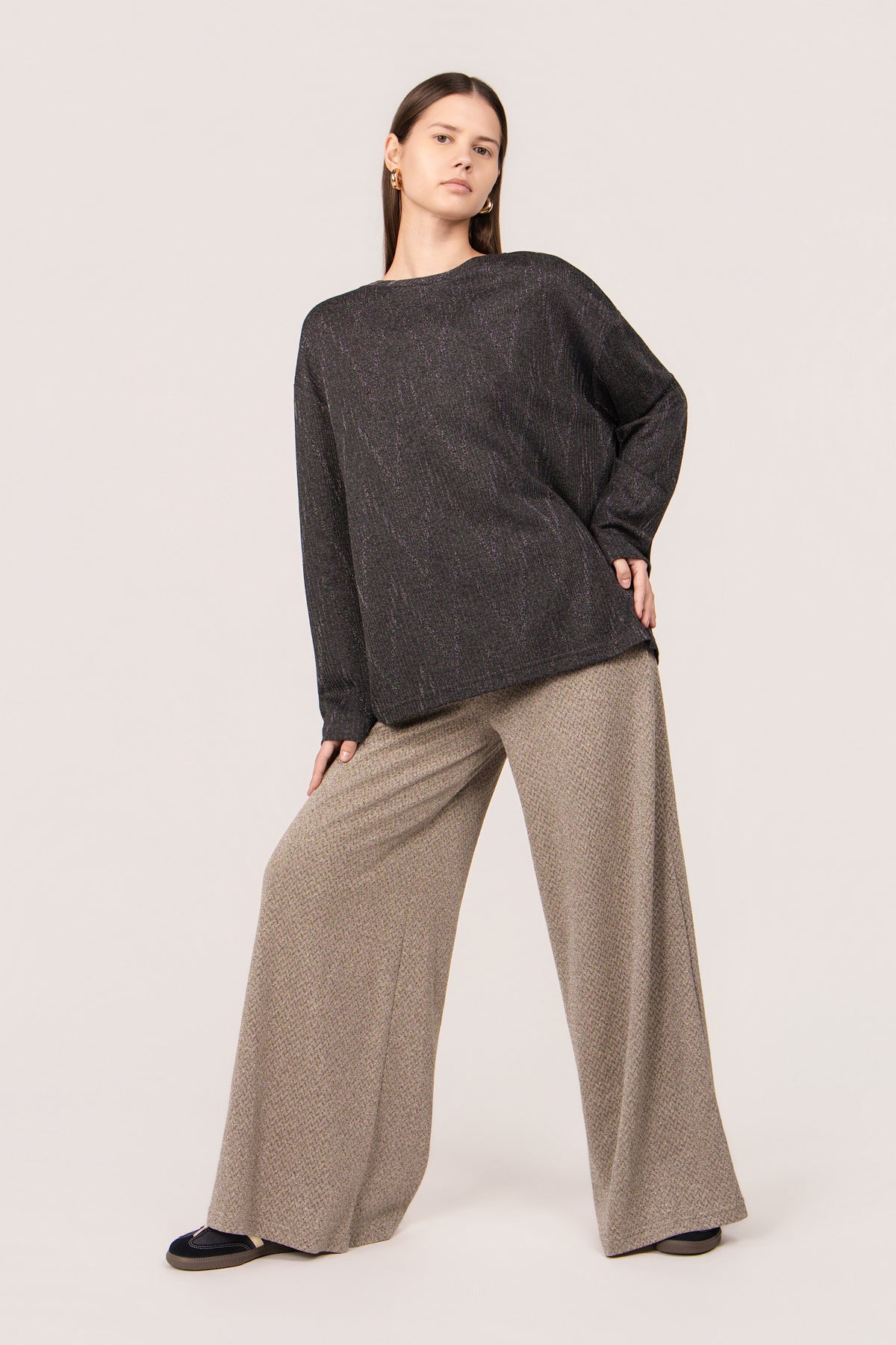 MAGLIA MARGI CORDA ANTRACITE