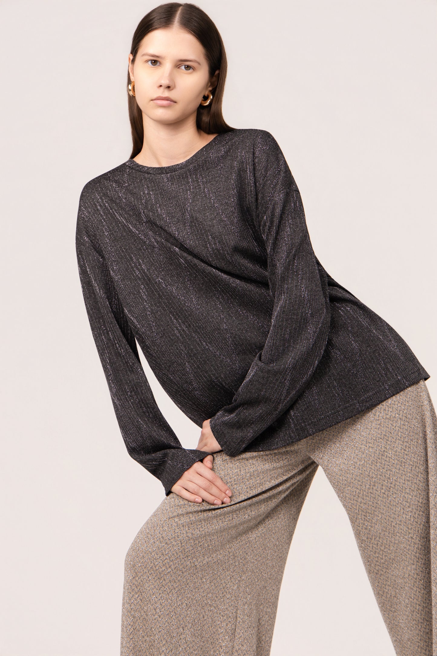 MAGLIA MARGI CORDA ANTRACITE