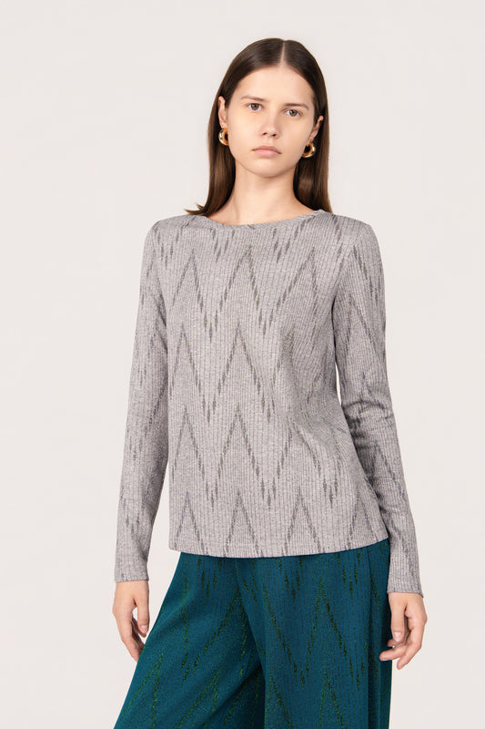MAGLIA MADAGASCAR CORDA GRIGIO