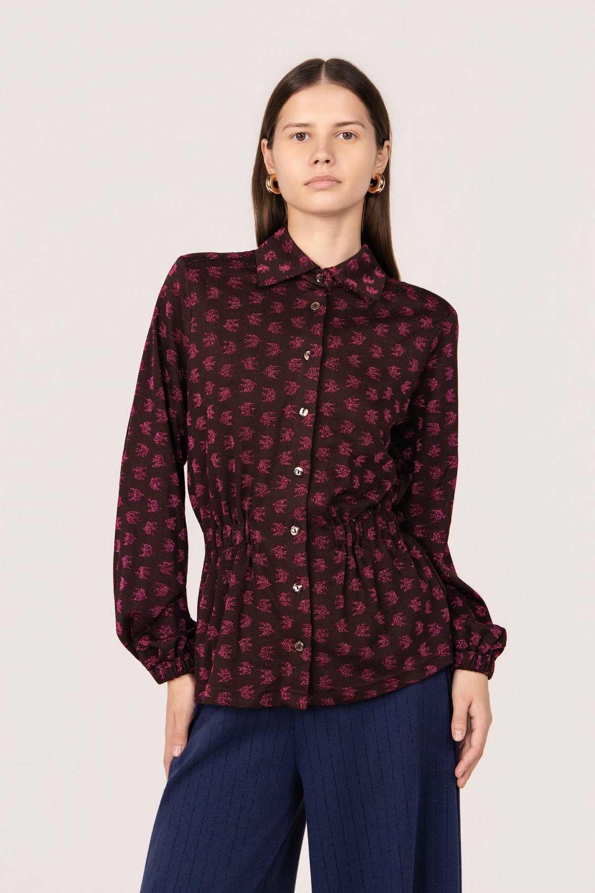 CAMICIA MATILDE RONDINI FUCSIA