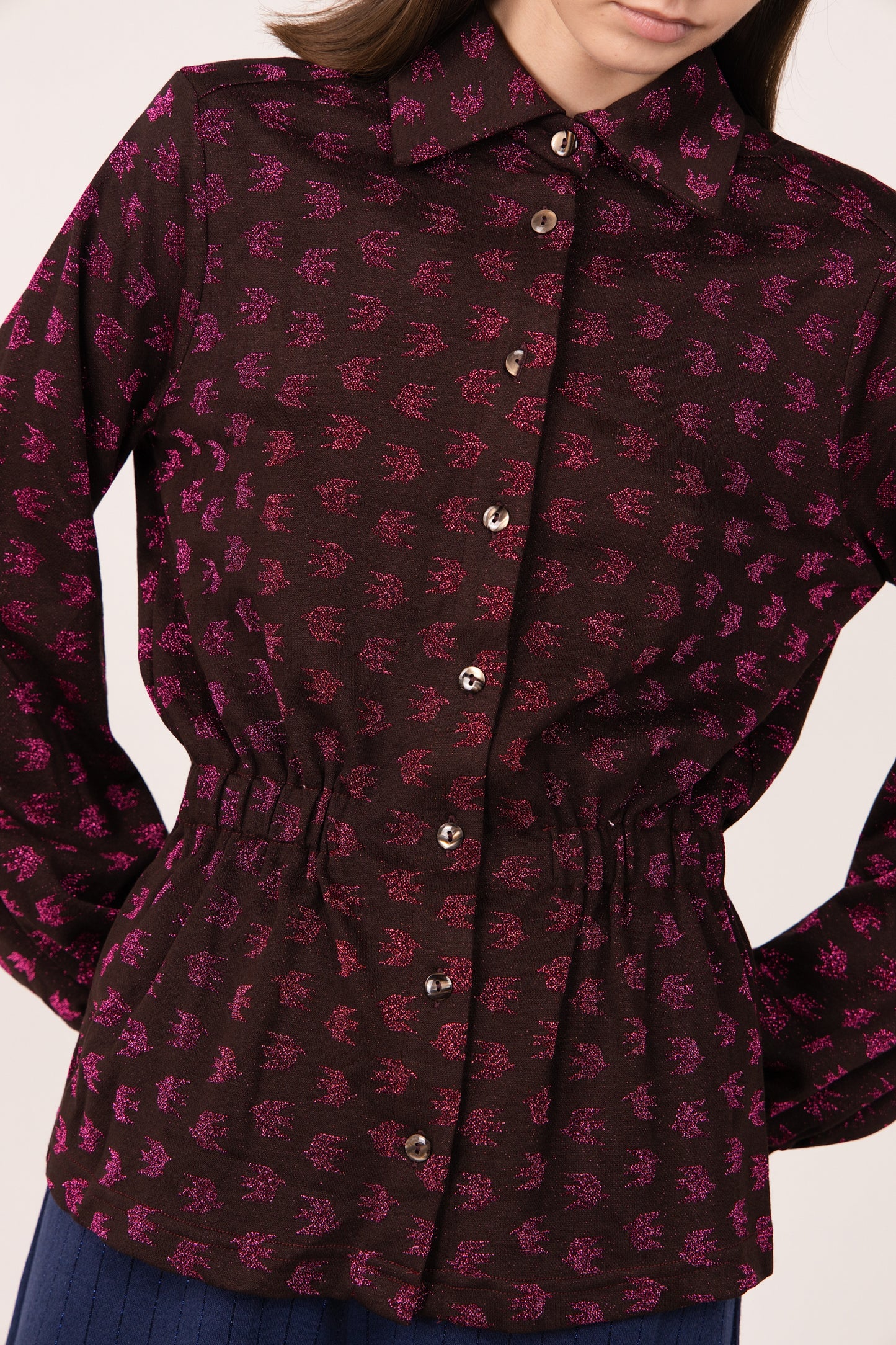 CAMICIA MATILDE RONDINI FUCSIA