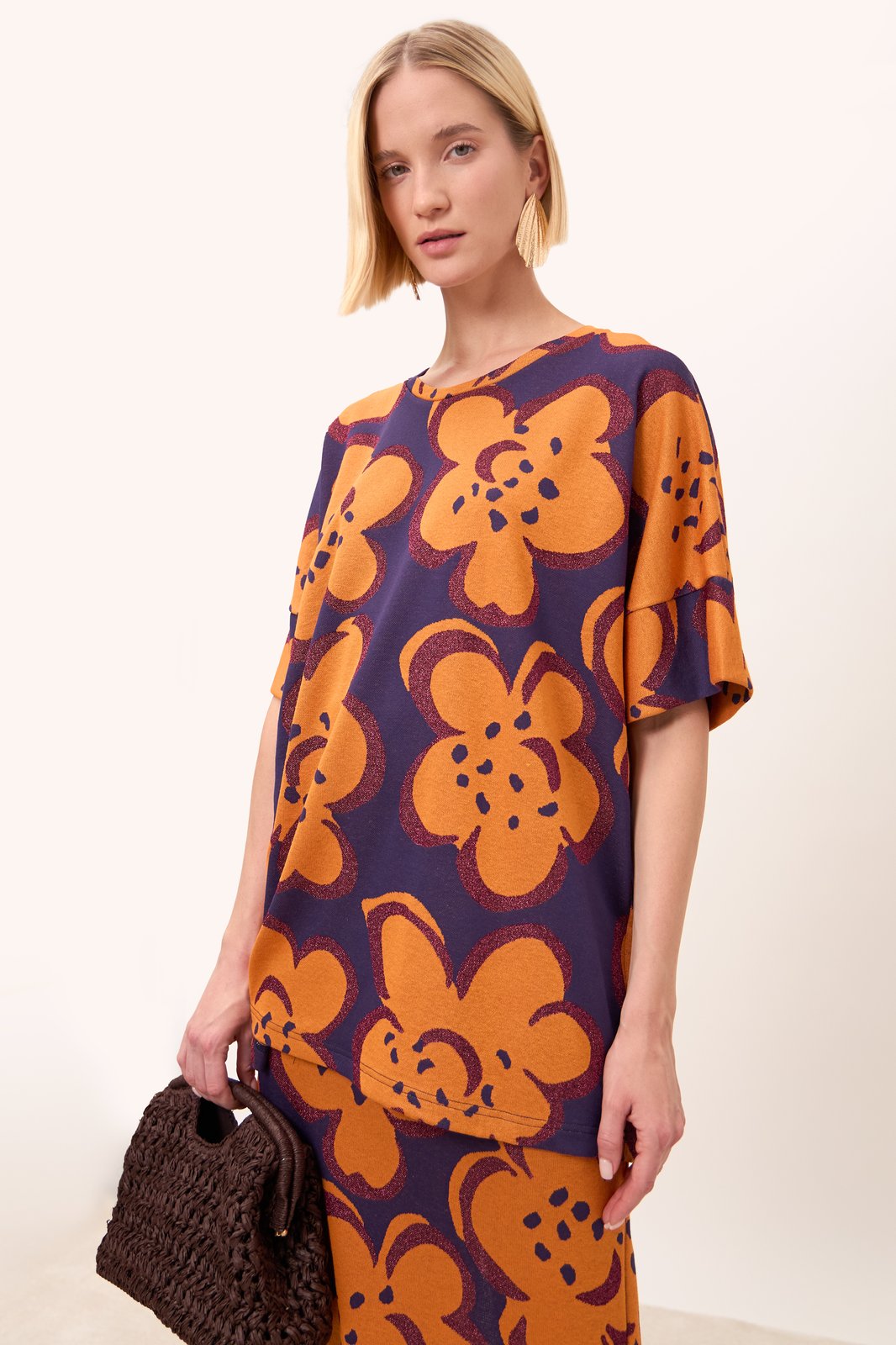 MAGLIA MARIECLAIRE BLOSSOM CIPOLLA