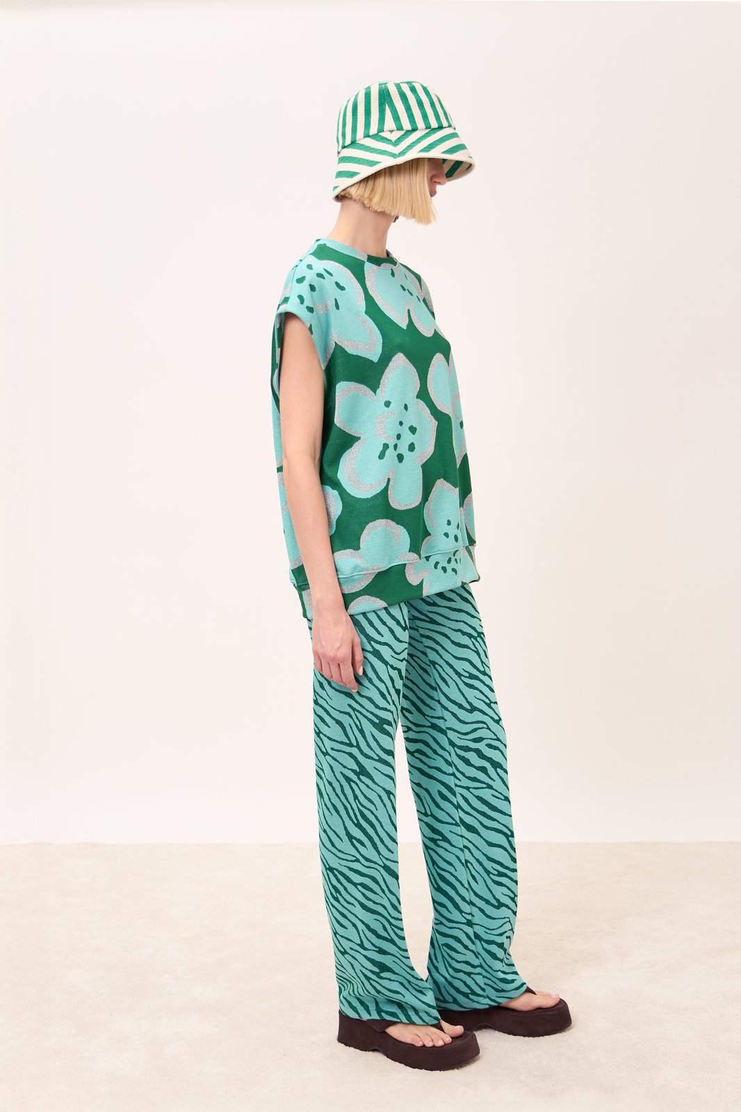 PANTALONE POLINESIA ZEBRA ZAFFIRO