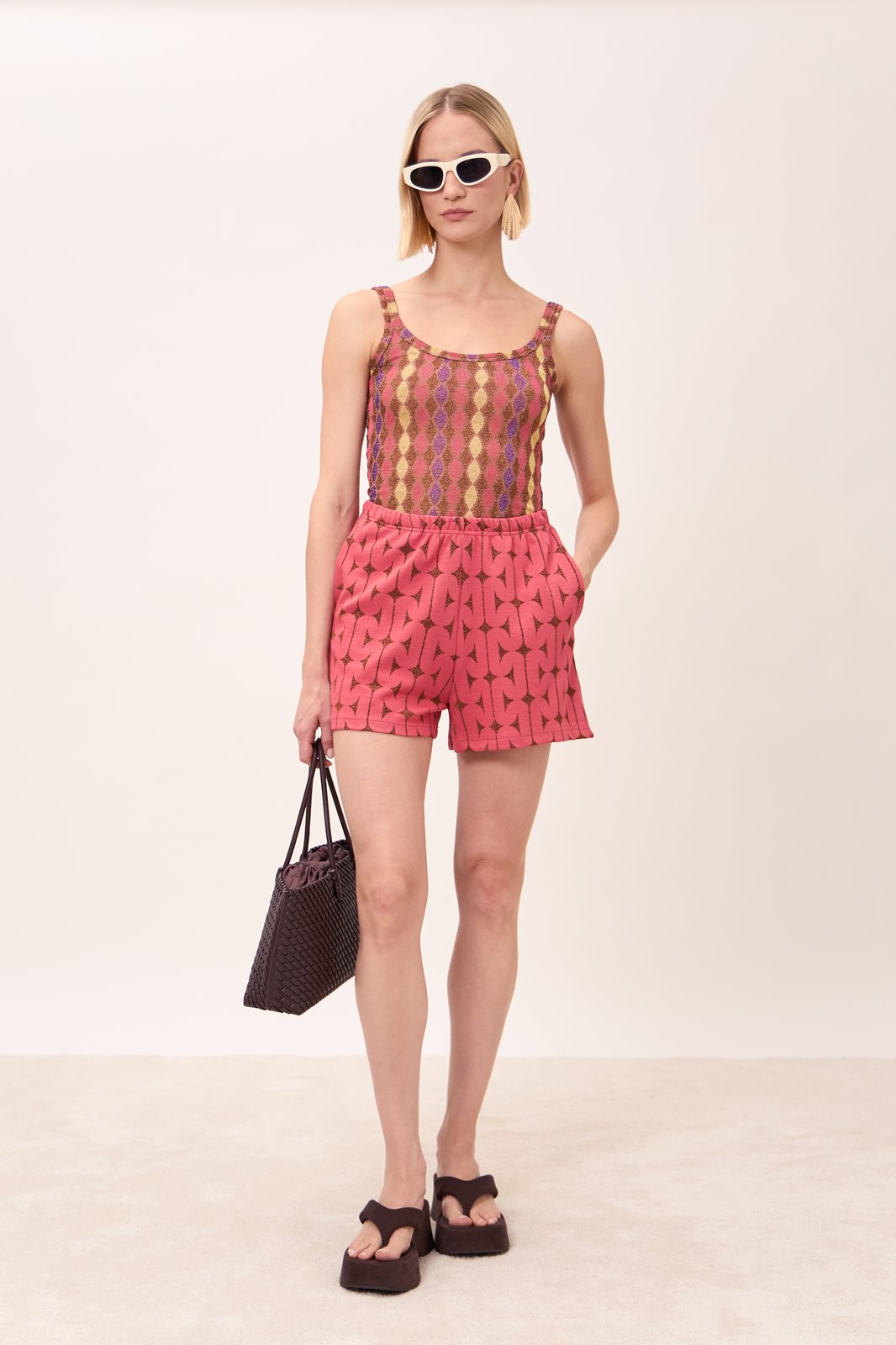 SHORT PARROT CATENA CORALLO