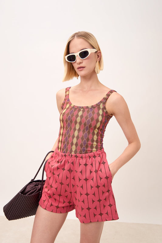 SHORT PARROT CATENA CORALLO