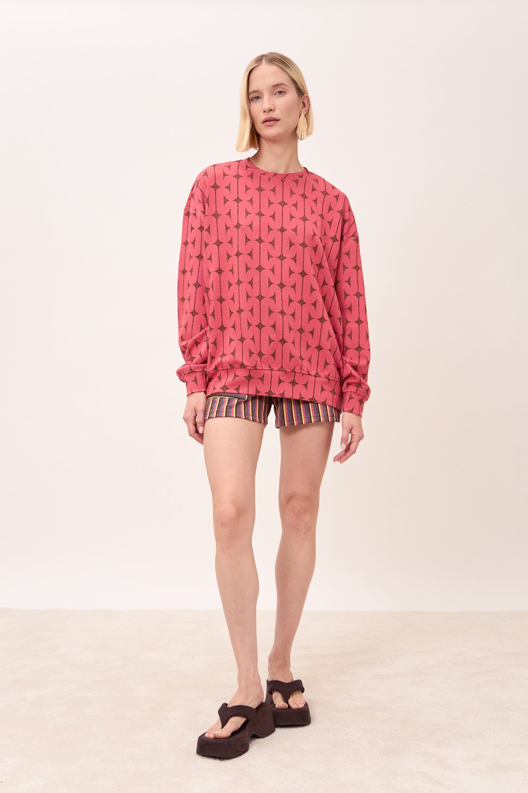 MAGLIA MELODIE CATENA CORALLO