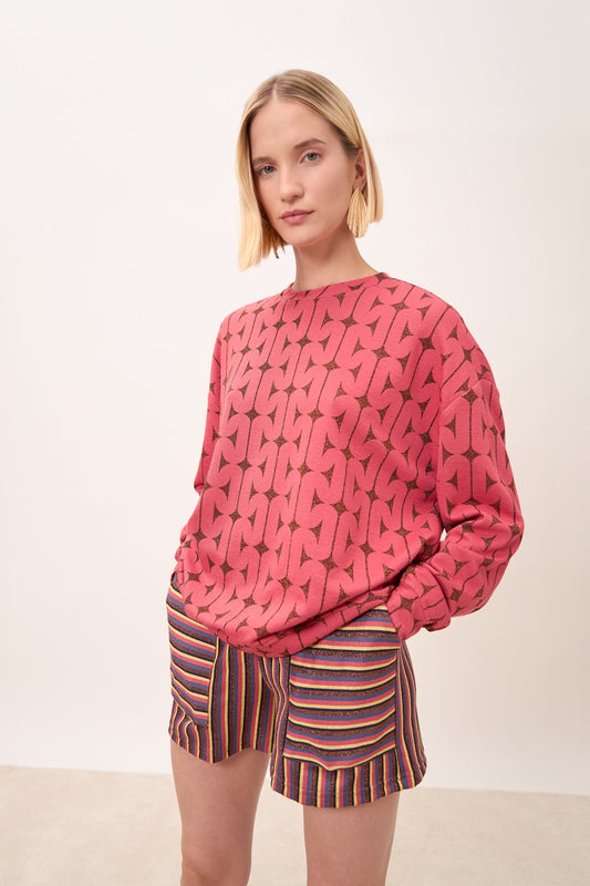 MAGLIA MELODIE CATENA CORALLO