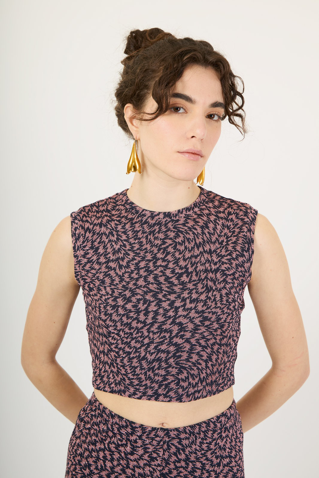 TOP MARIPOSA FIAMMA BLU