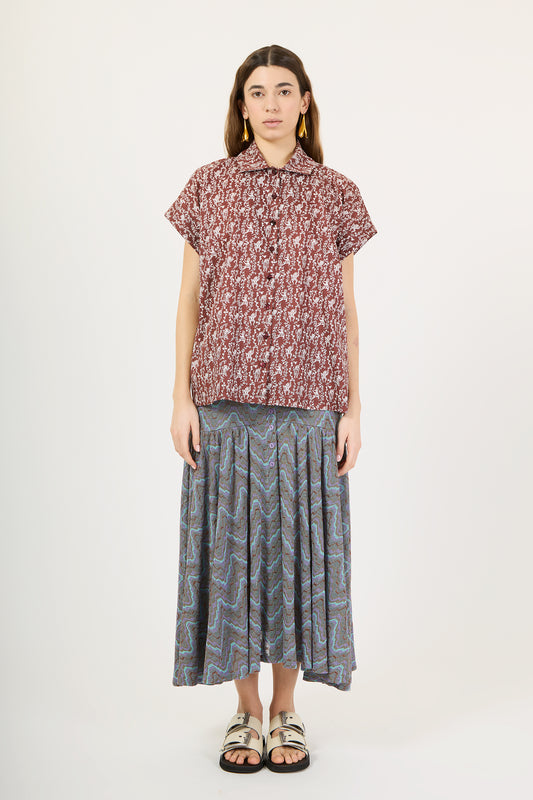 CAMICIA MESSICO ORIENT MARRONE