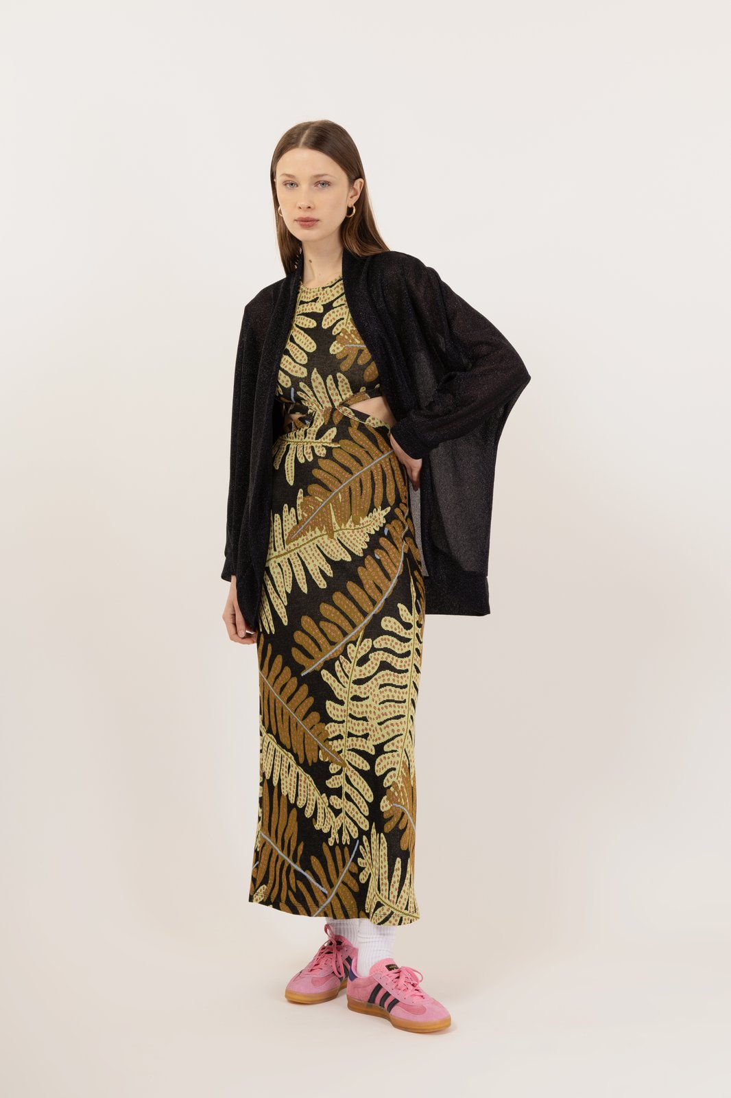 CARDIGAN MALDIVE LUREX NERO €157 -50%