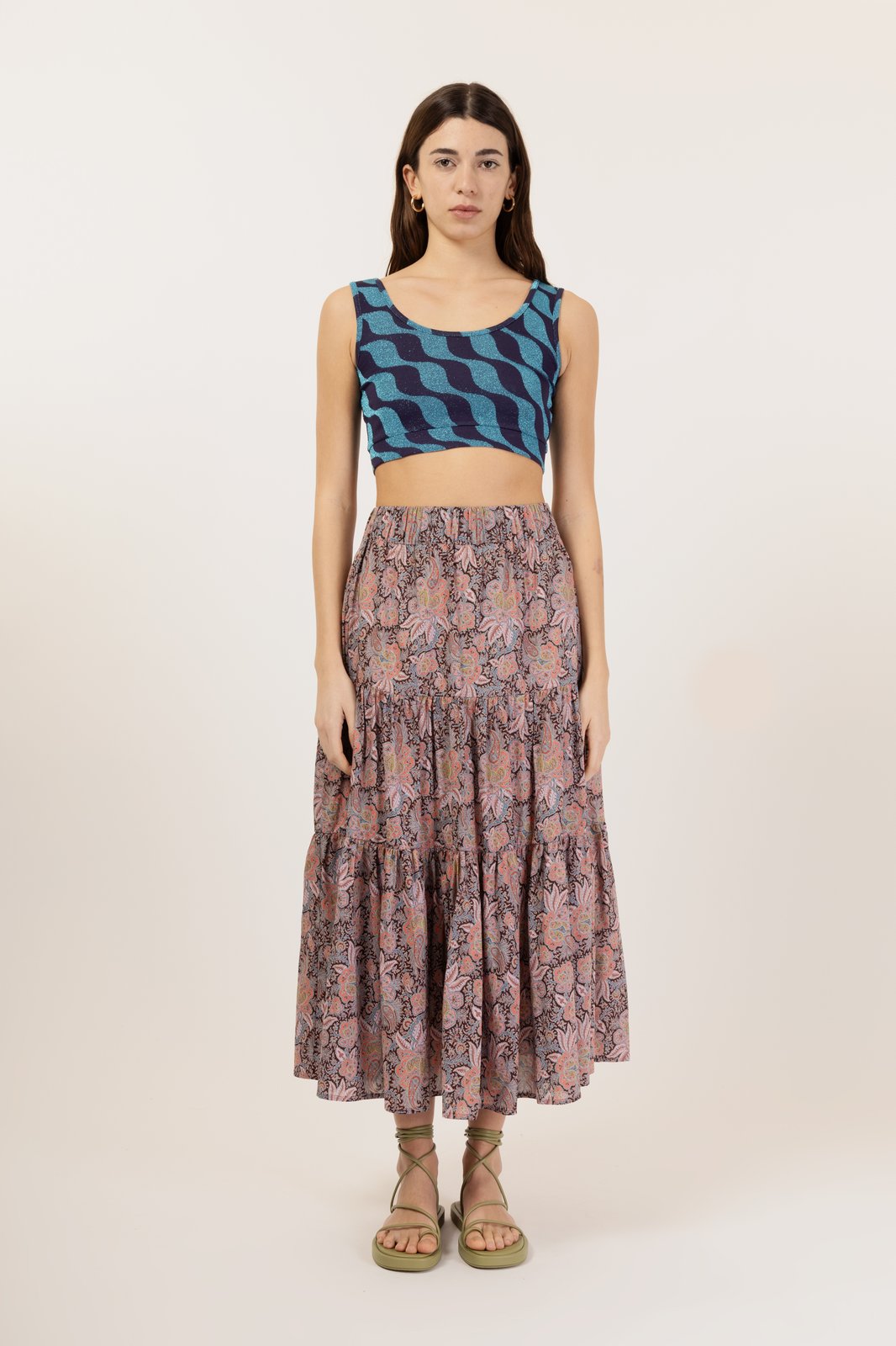 GONNA GIACARTA FLORAL ROSA €229 - 50%