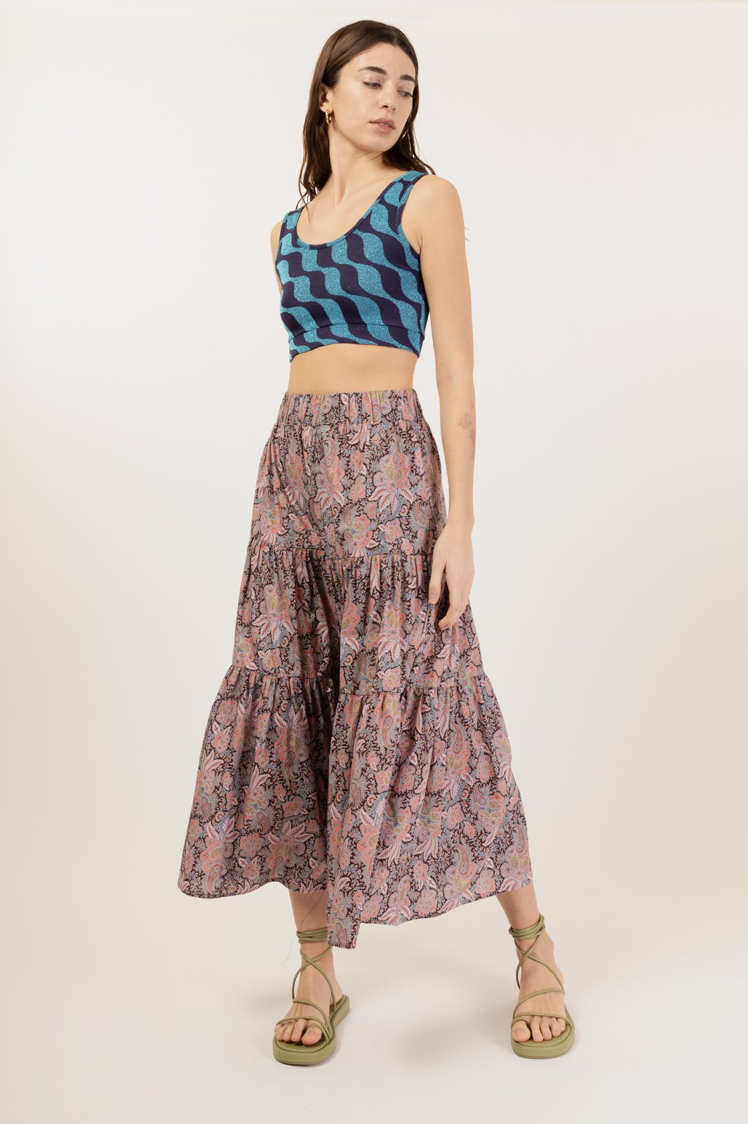 GONNA GIACARTA FLORAL ROSA €229 - 50%