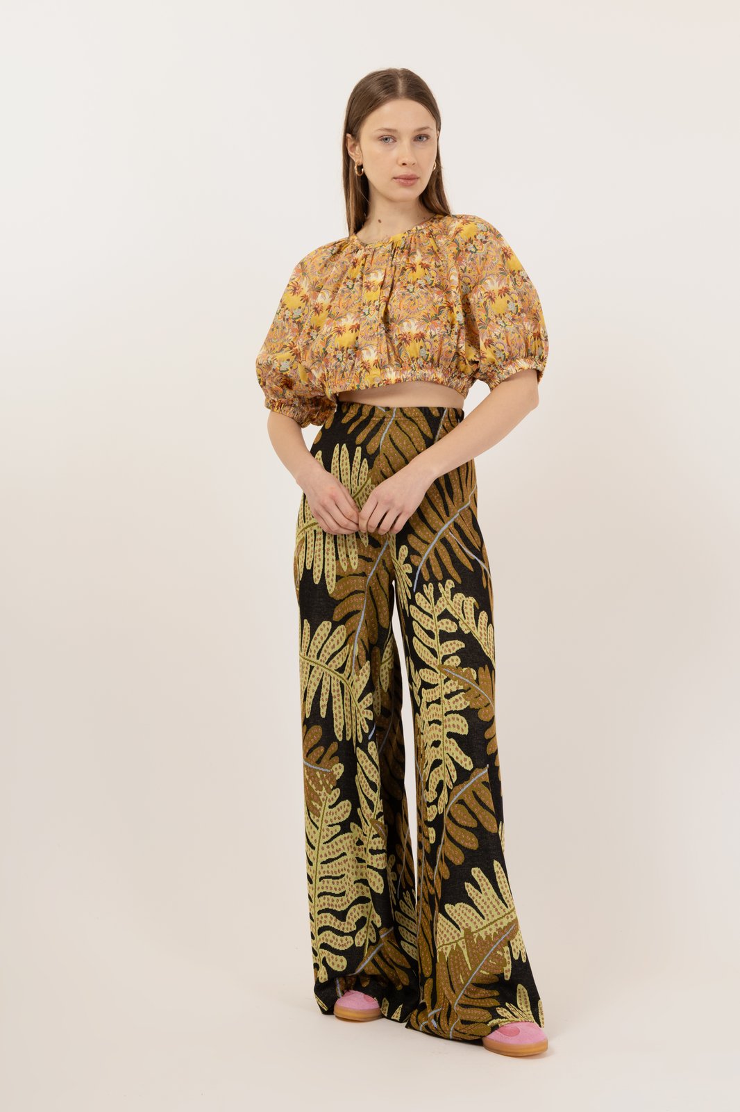 CAMICIA MATERA PARADISE GIALLO €180 -50%