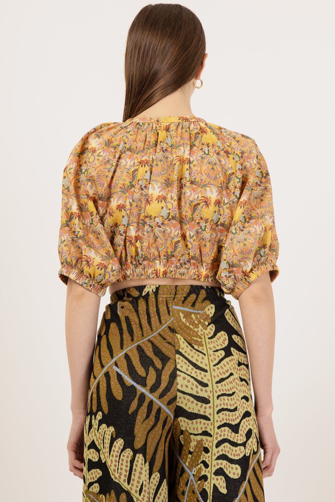 CAMICIA MATERA PARADISE GIALLO €180 -50%