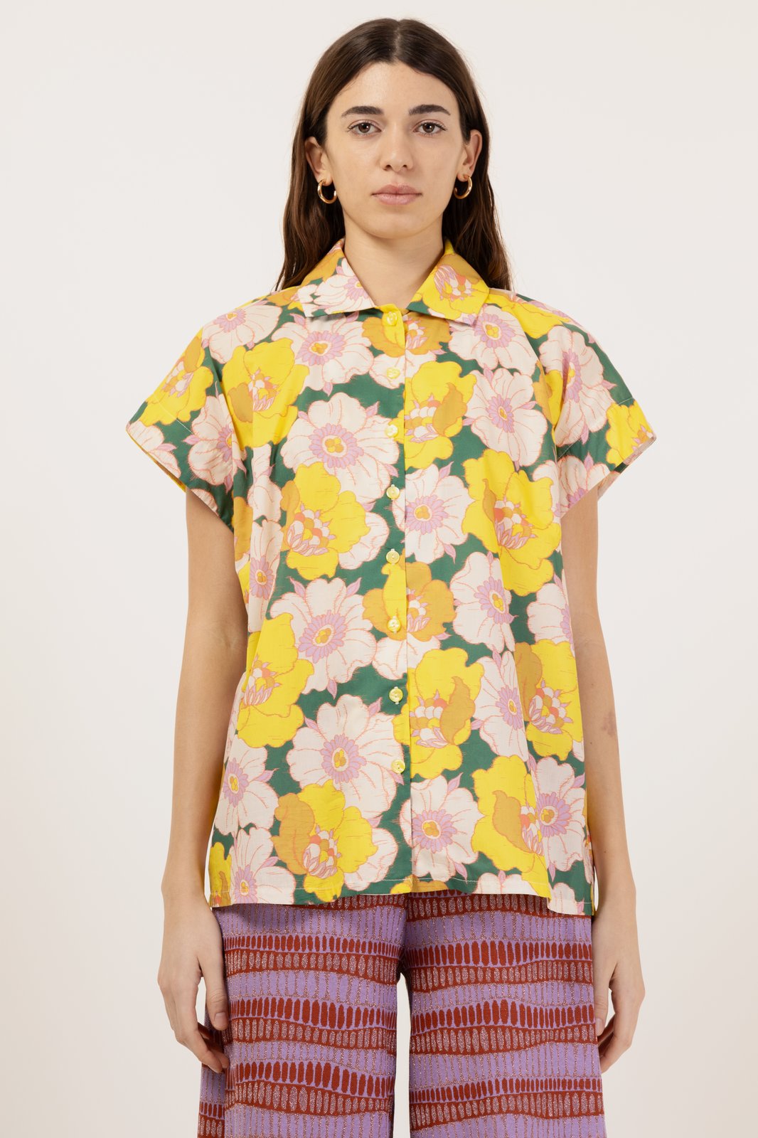 CAMICIA MESSICO ANEMONE VERDE €180 -50%