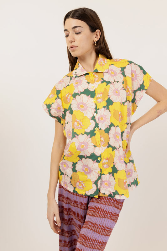 CAMICIA MESSICO ANEMONE VERDE €180 -50%