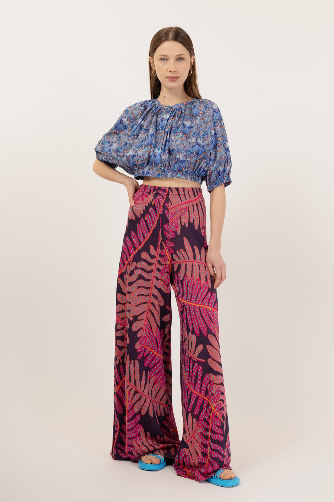 CAMICIA MATERA PARADISE BLU €180 - 50%