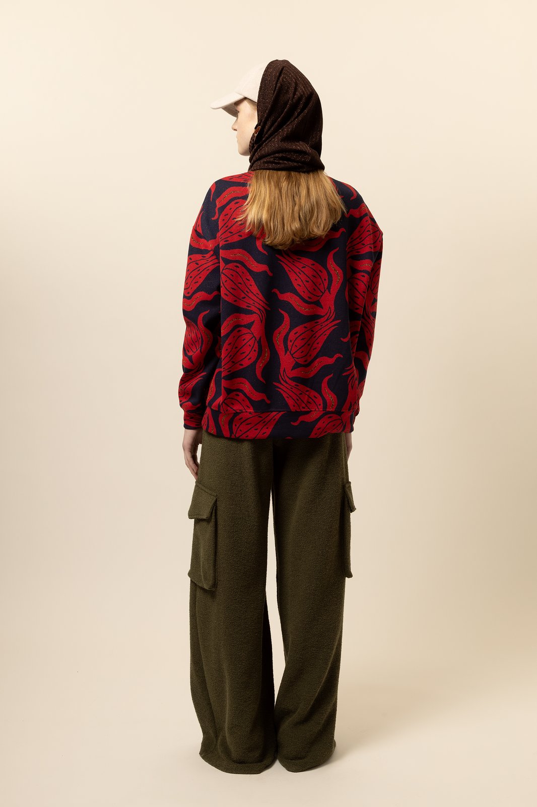 PANTALONE PITTORE ORIANA MILITARE €213 -50%