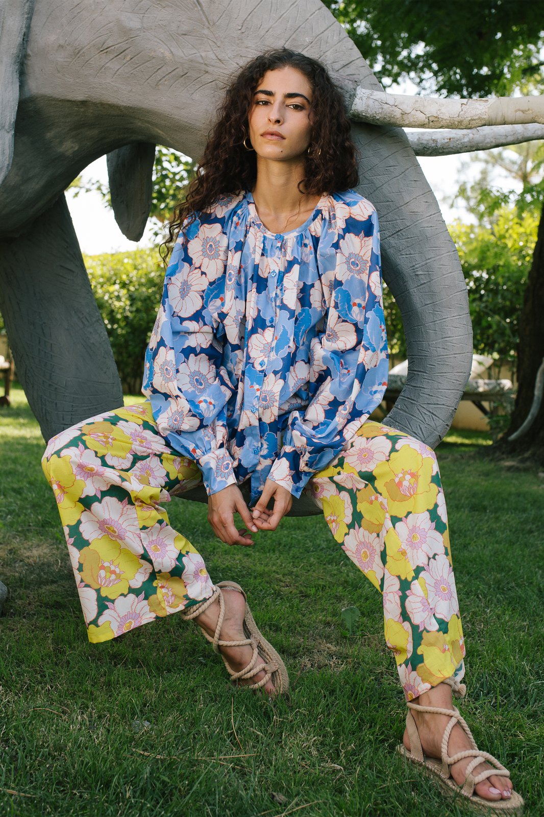 PERU TROUSERS ANEMONE GREEN