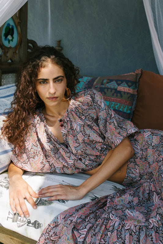 CAMICIA MATERA FLORAL ROSA €180 - 50%
