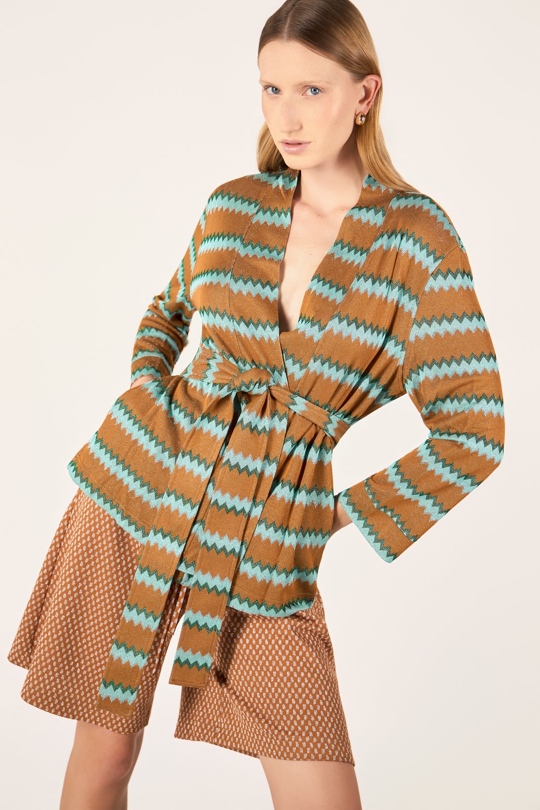 CARDIGAN MARYLIN CHEVRON OCRA