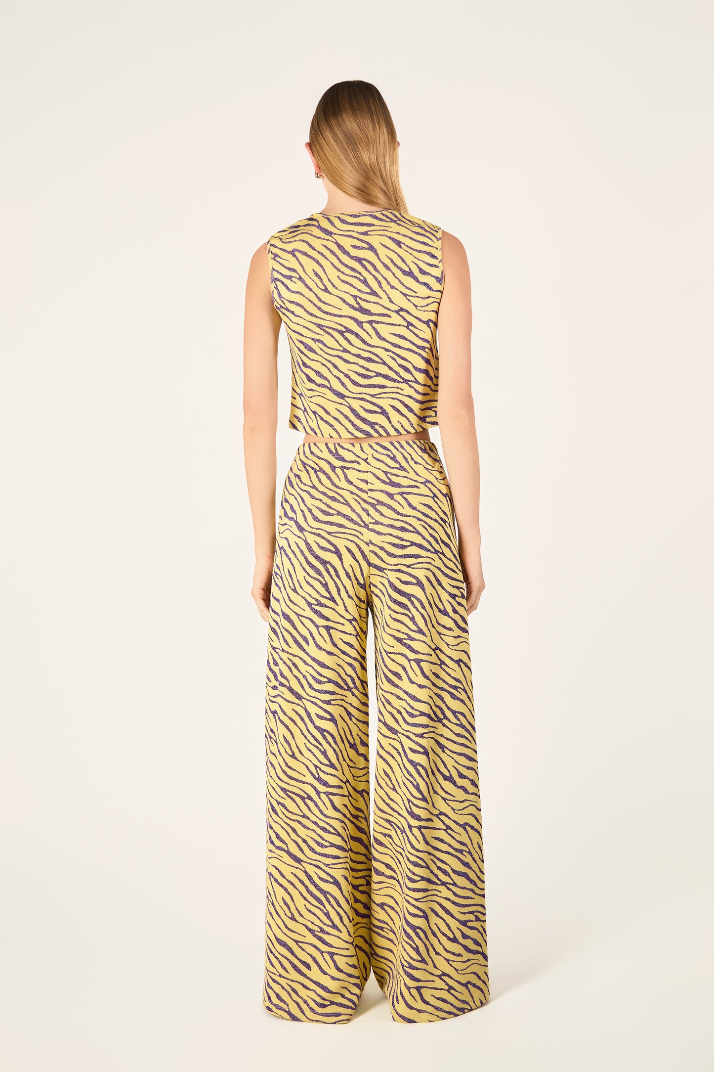 PANTALONE PALOMA ZEBRA GIALLO