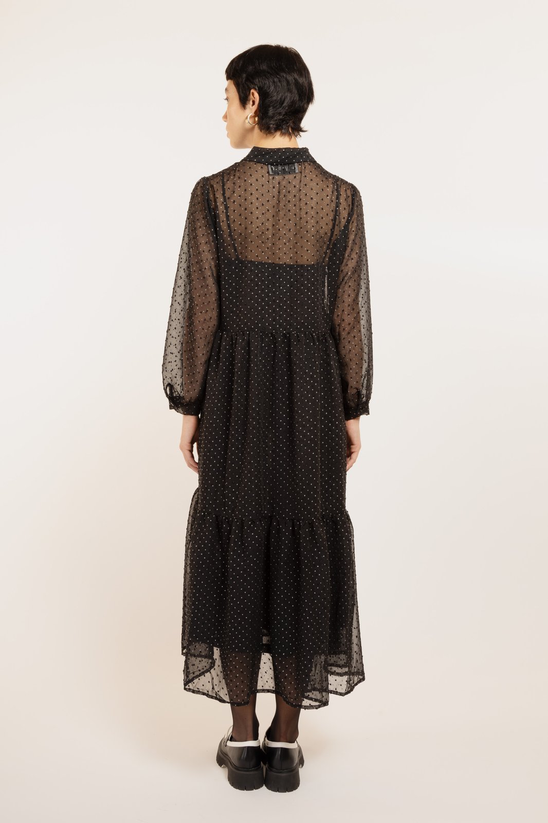 ABITO ALGERI PLUMETY NERO €240 - 50%