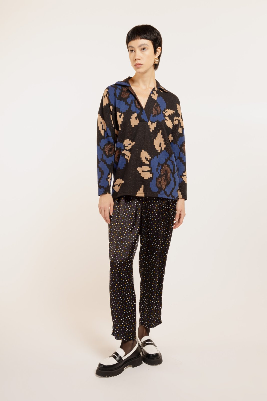 MAGLIA MACAO MAXI ROSA NERO €148 - 50%