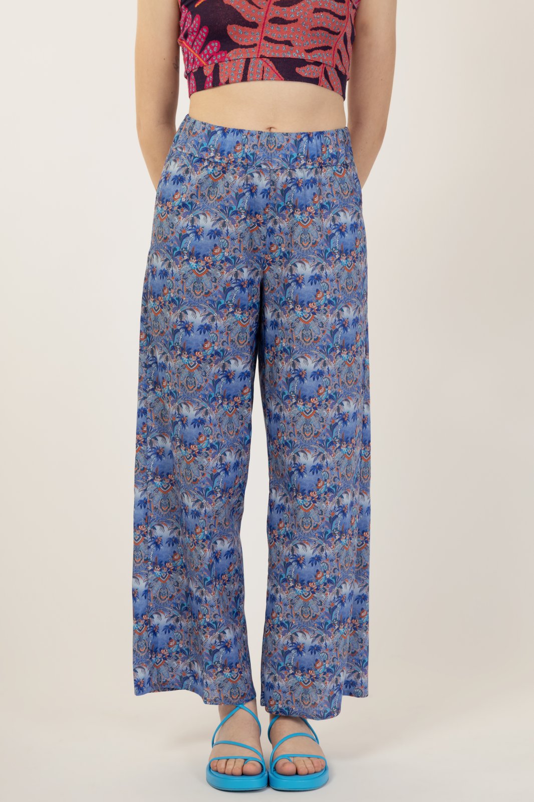PERU PARADISE BLUE TROUSERS