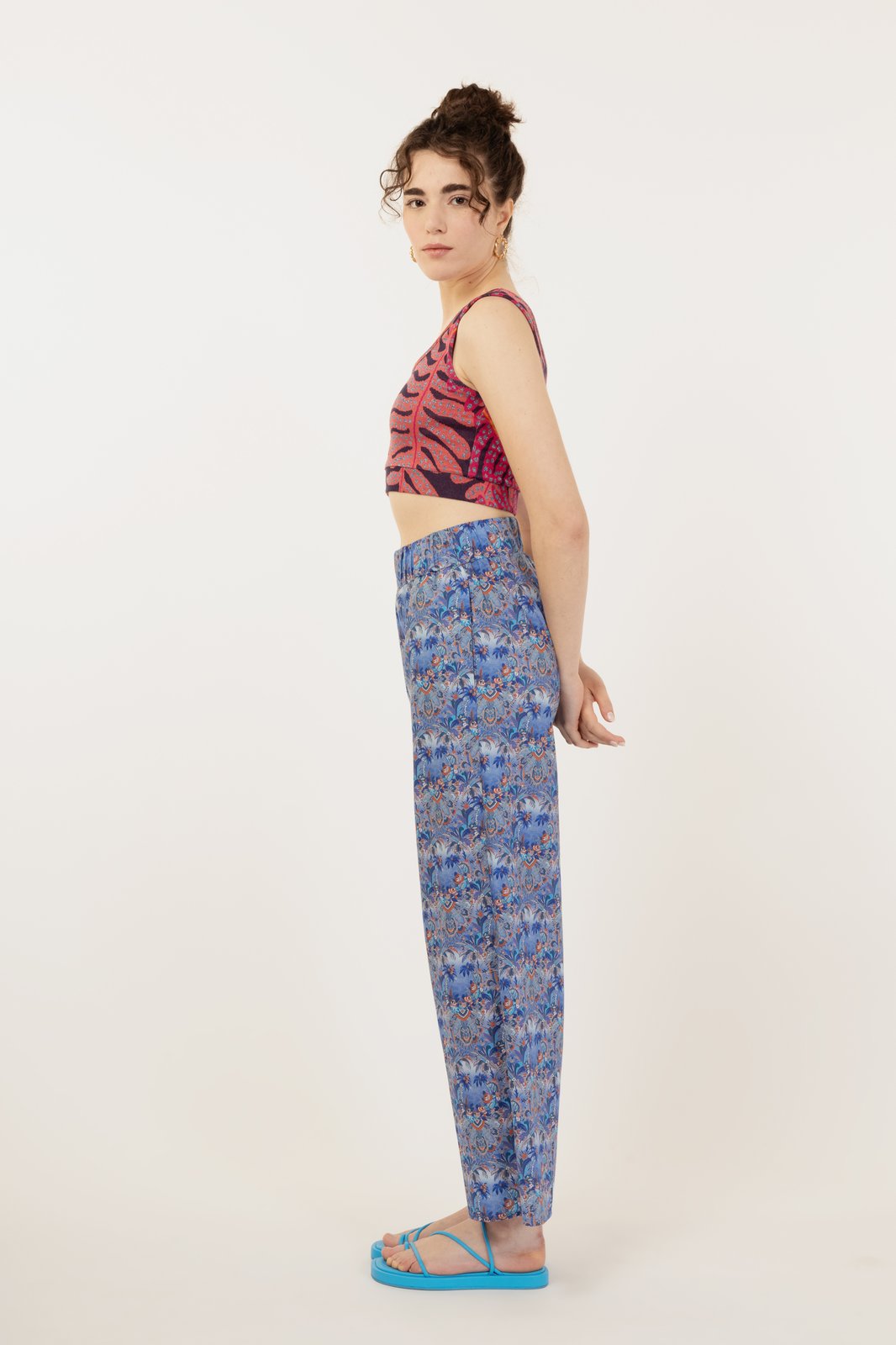 PERU PARADISE BLUE TROUSERS