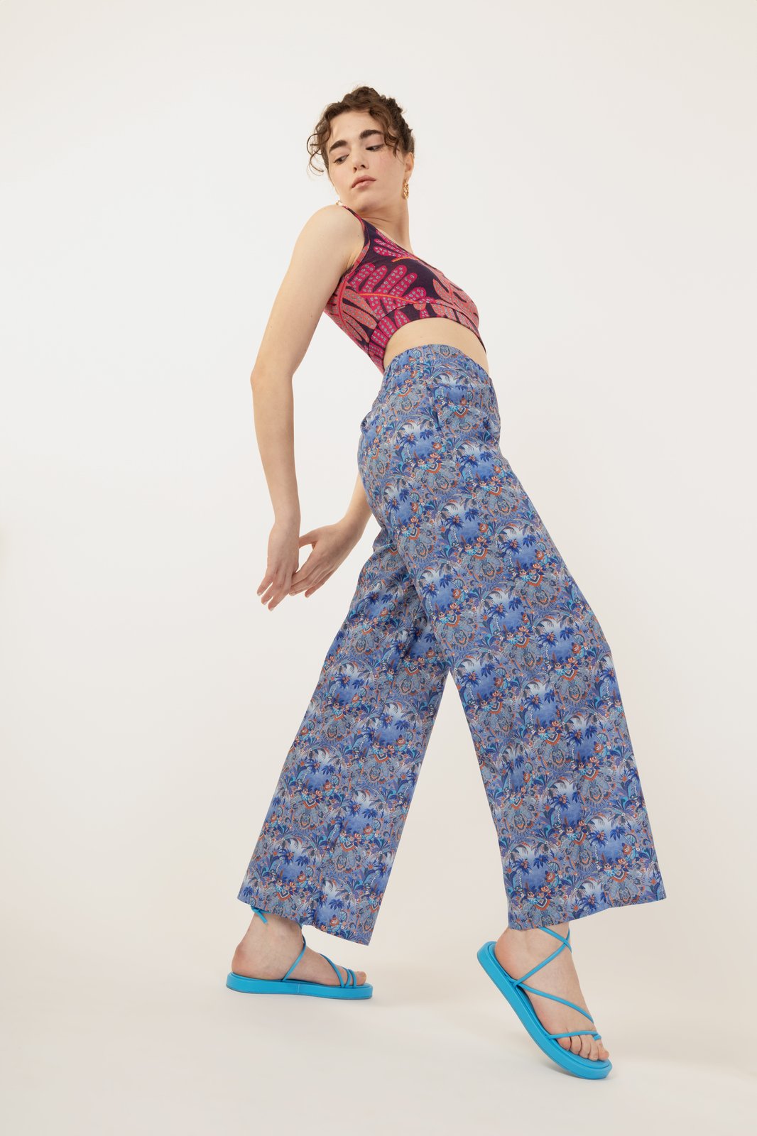 PERU PARADISE BLUE TROUSERS