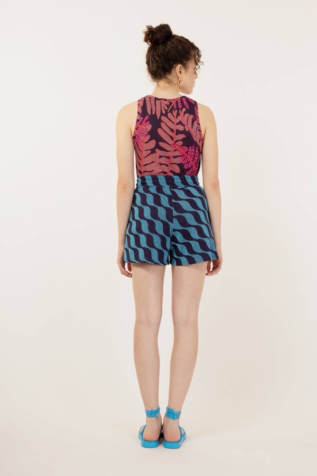 SHORT SIRACUSA WAVE BLU €143 - 50%