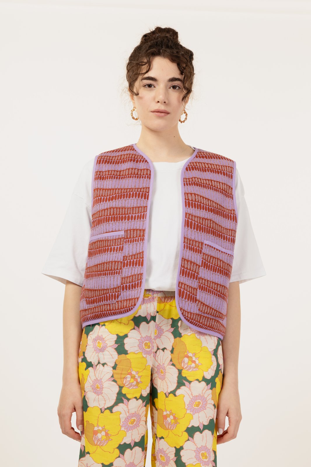 GILET CANDY ANEMONE VERDE + GIAMAICA GLICINE €199 - 50%