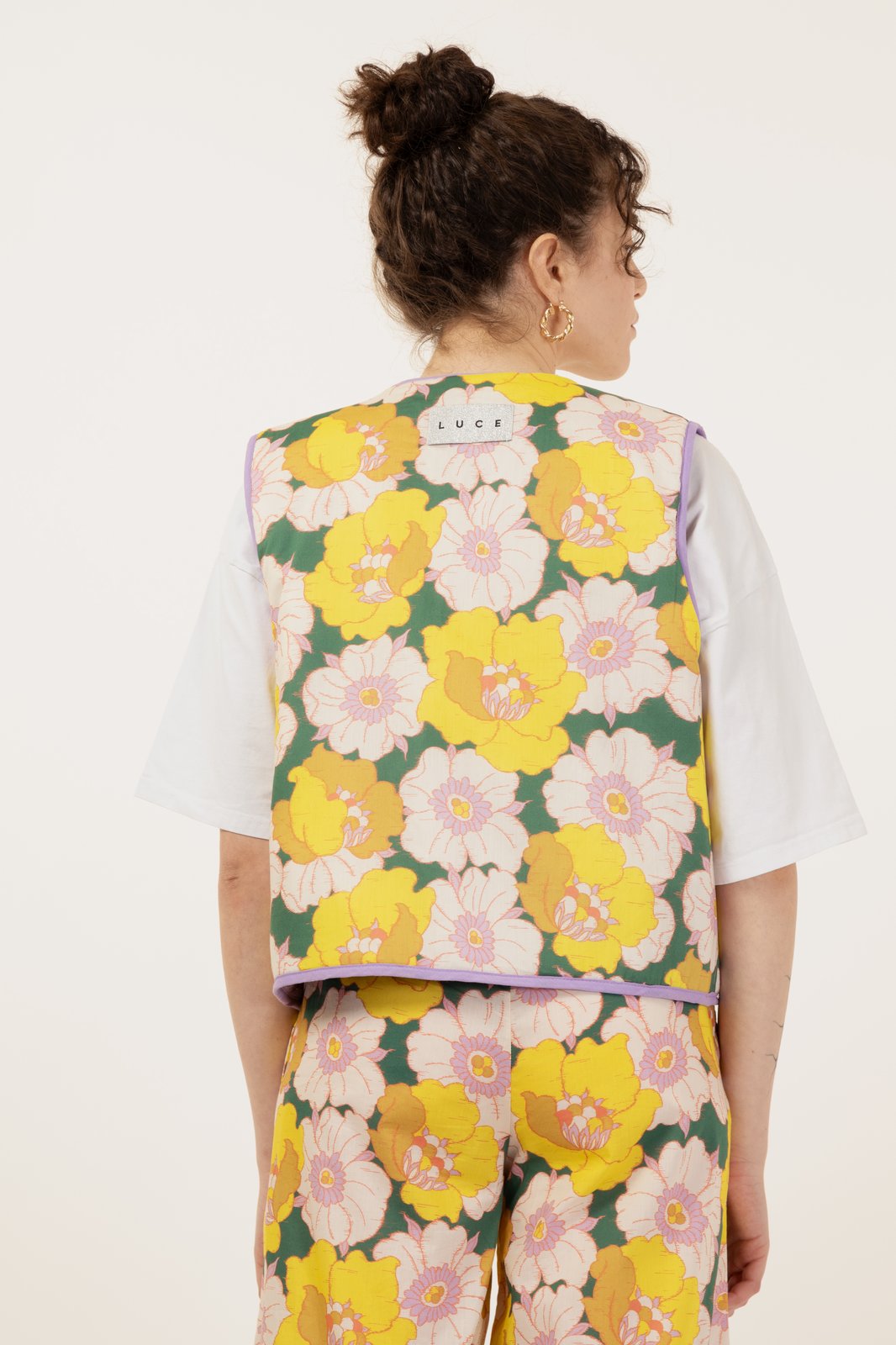 GILET CANDY ANEMONE VERDE + GIAMAICA GLICINE €199 - 50%