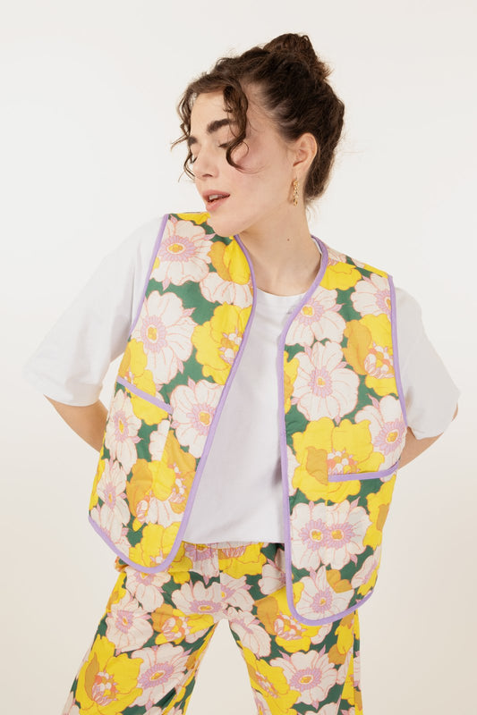GILET CANDY ANEMONE VERDE + GIAMAICA GLICINE €199 - 50%