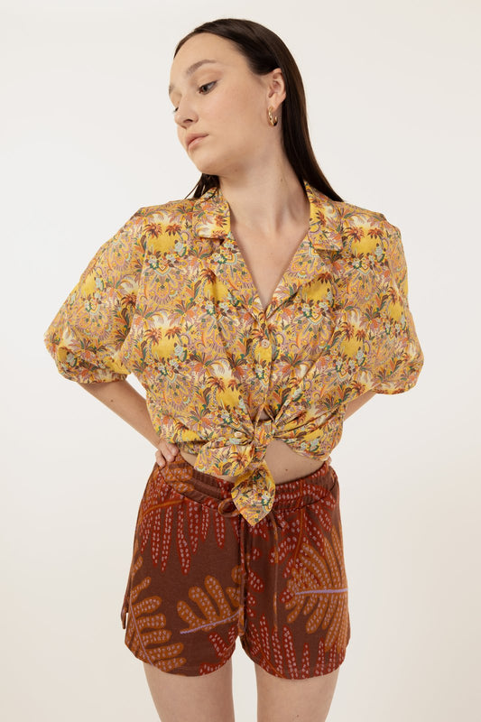 SHORTS SIRACUSA MONSTERA NOCE €143 - 50%