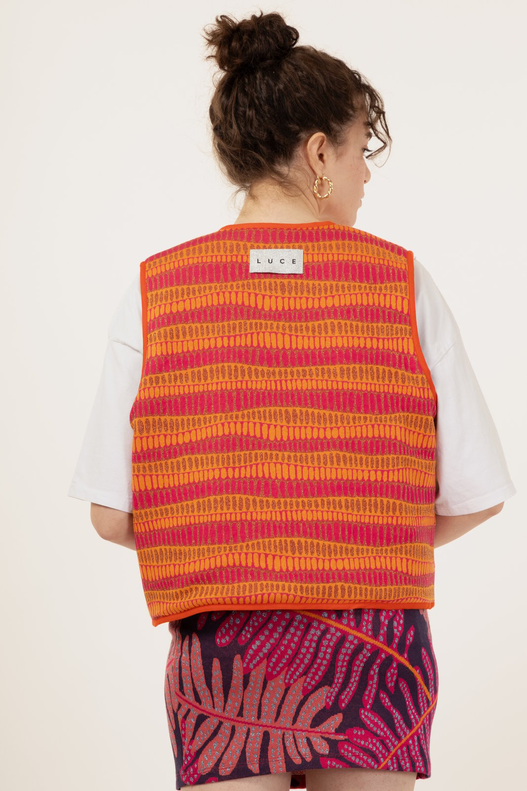 GILET CANDY GIAMAICA ARANCIO + ANEMONE PRUGNA €199 - 50%