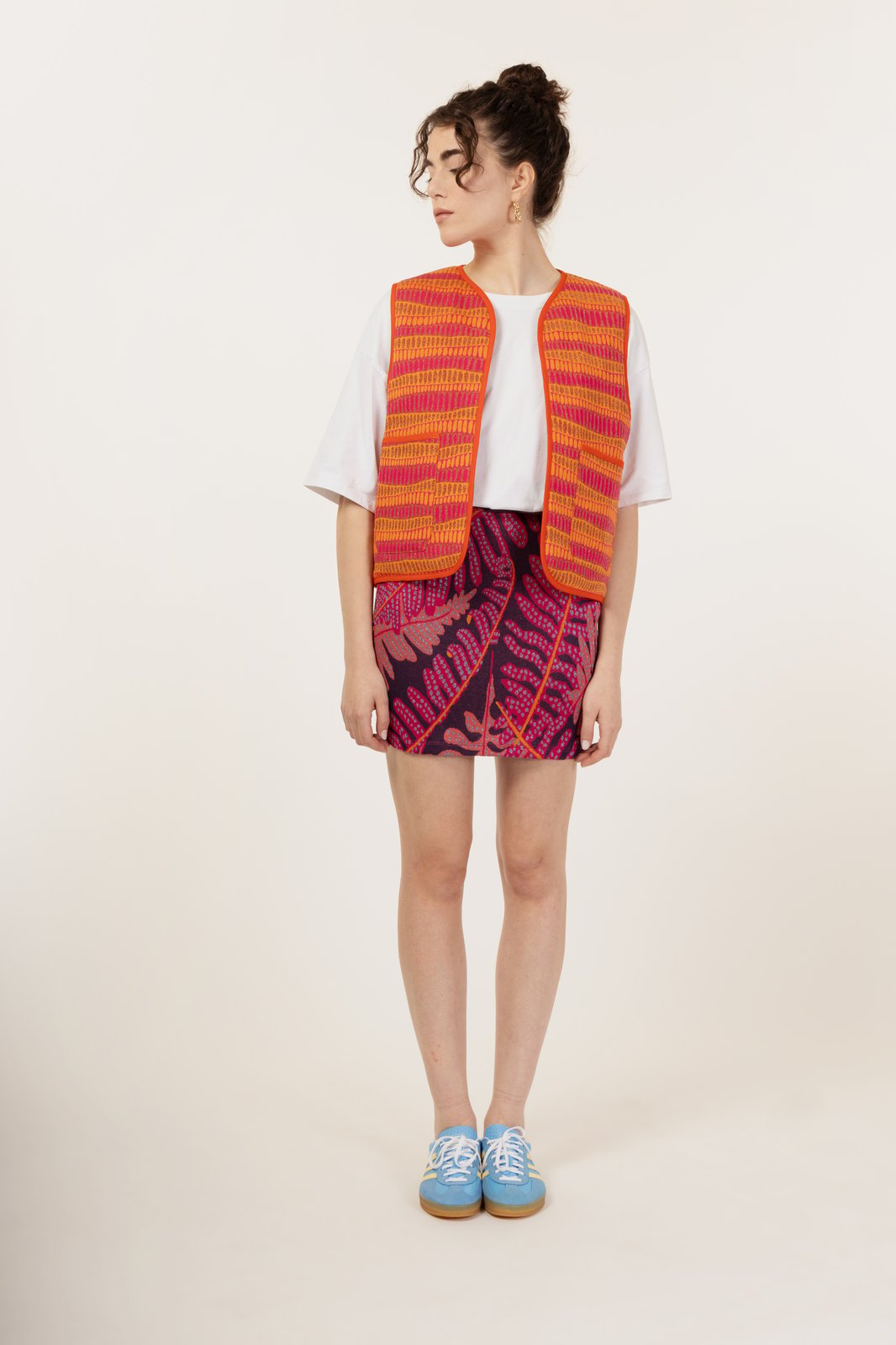 GILET CANDY GIAMAICA ARANCIO + ANEMONE PRUGNA €199 - 50%