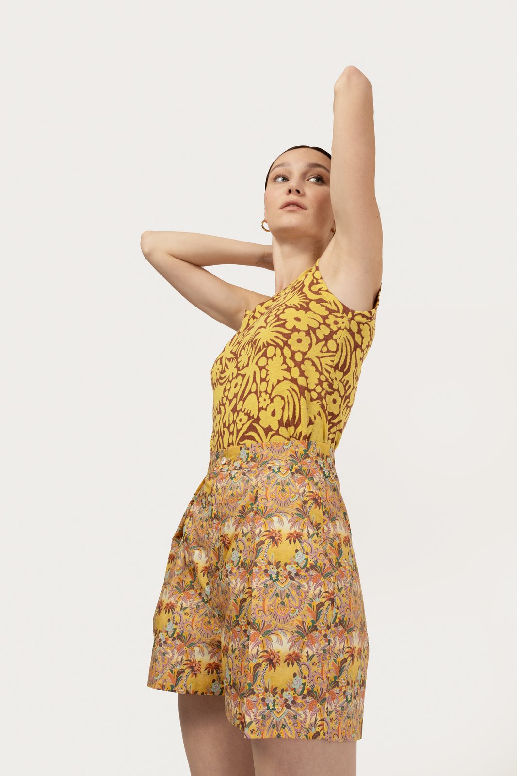 SHORTS PROVIDENCE PARADISE GIALLO