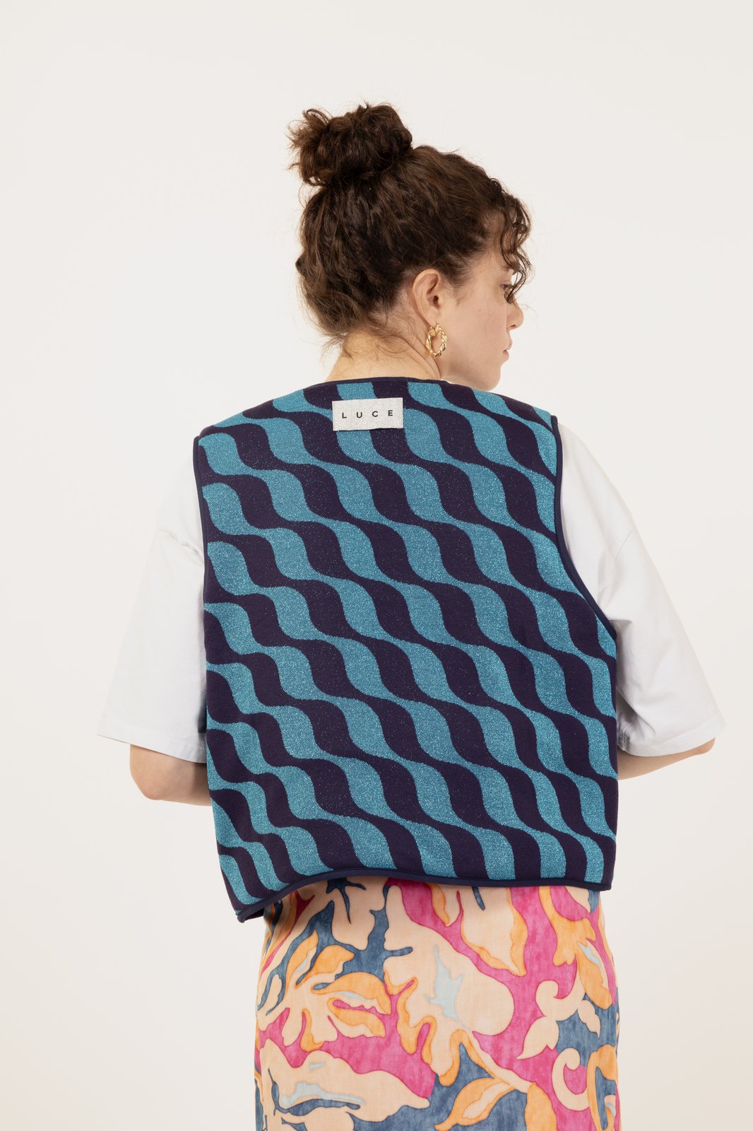 GILET CANDY WAVE BLU + FLORAL BLU €199 - 50%