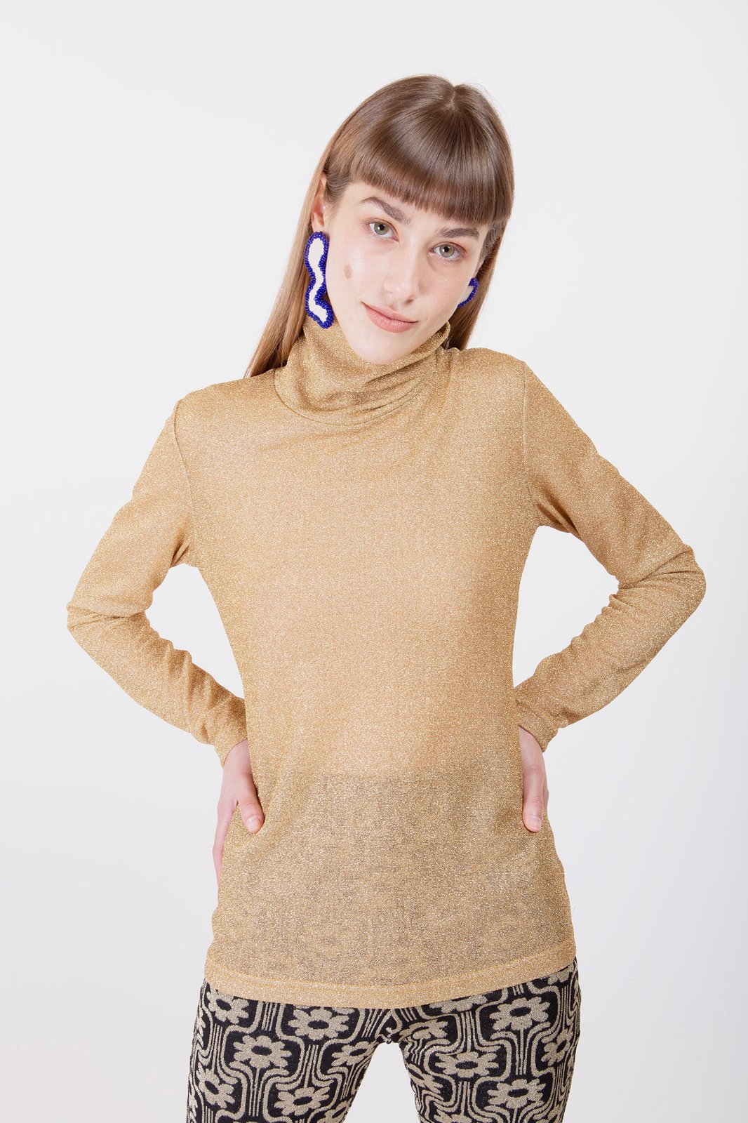 LUPETTO LUREX ORO €105 - 50%