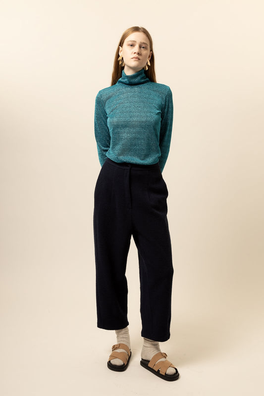PANTALONE PORTORICO ORIANA BLU €186 -50%