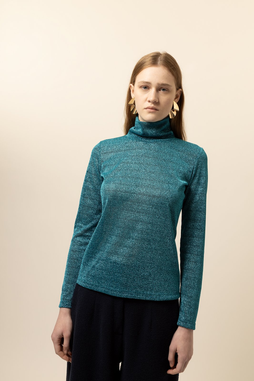 LUPETTO LUREX CELESTE €105 - 50%