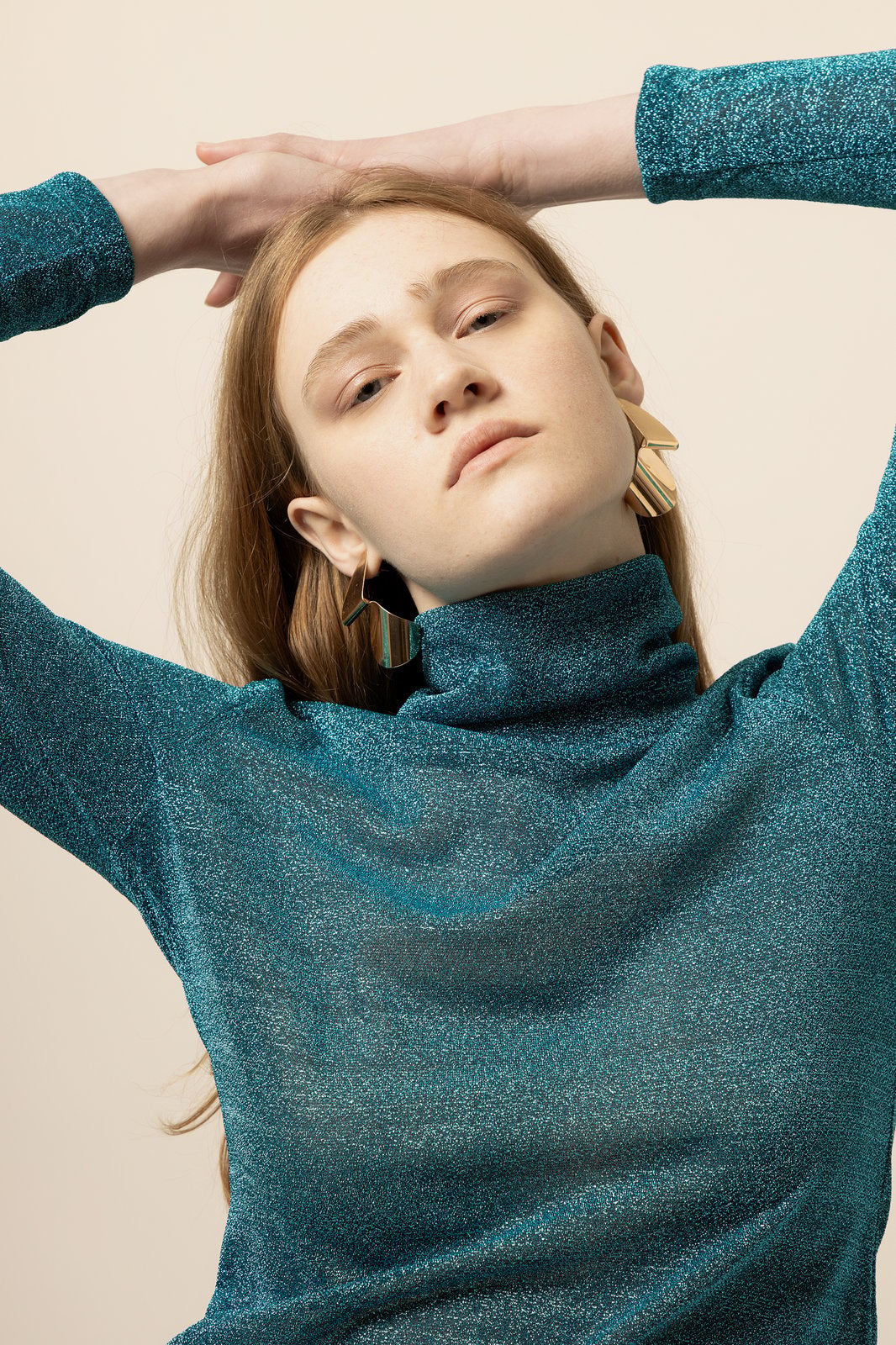 LUPETTO LUREX CELESTE €105 - 50%