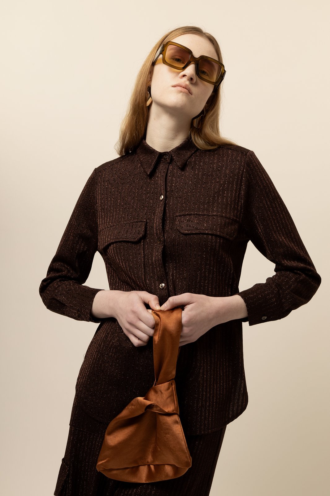 CAMICIA MABEL CIRCLE DANCE MARRONE €167 -50%