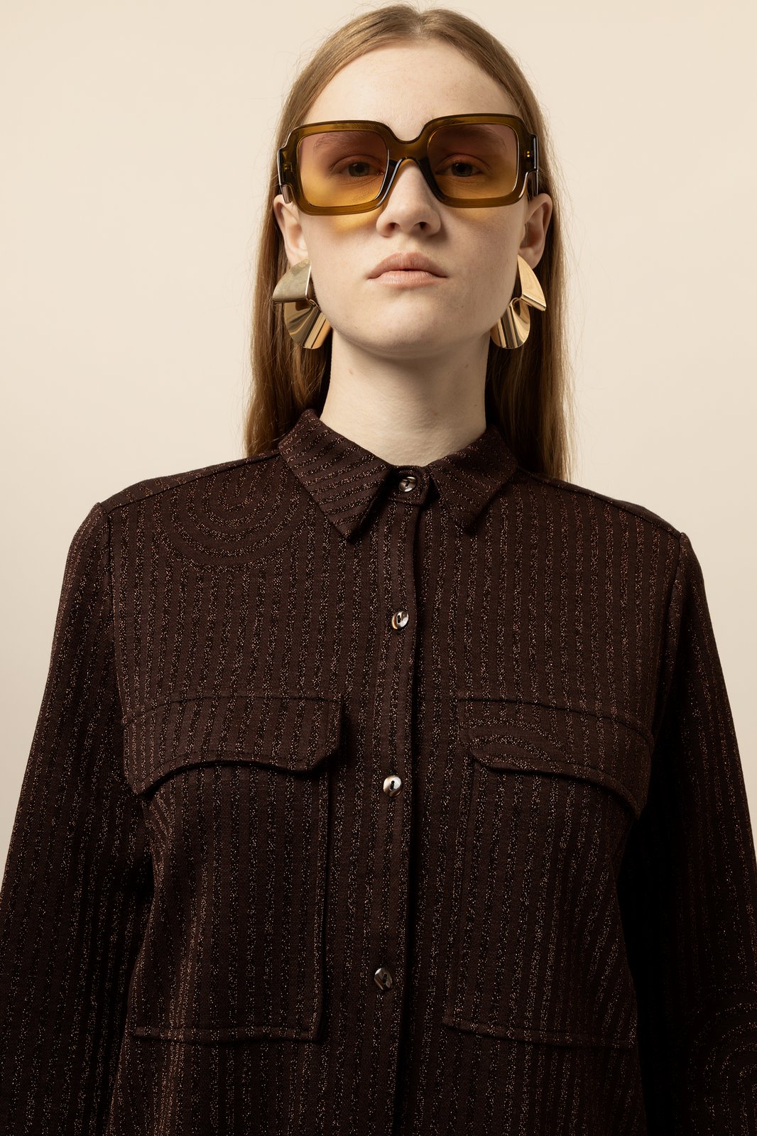 CAMICIA MABEL CIRCLE DANCE MARRONE €167 -50%