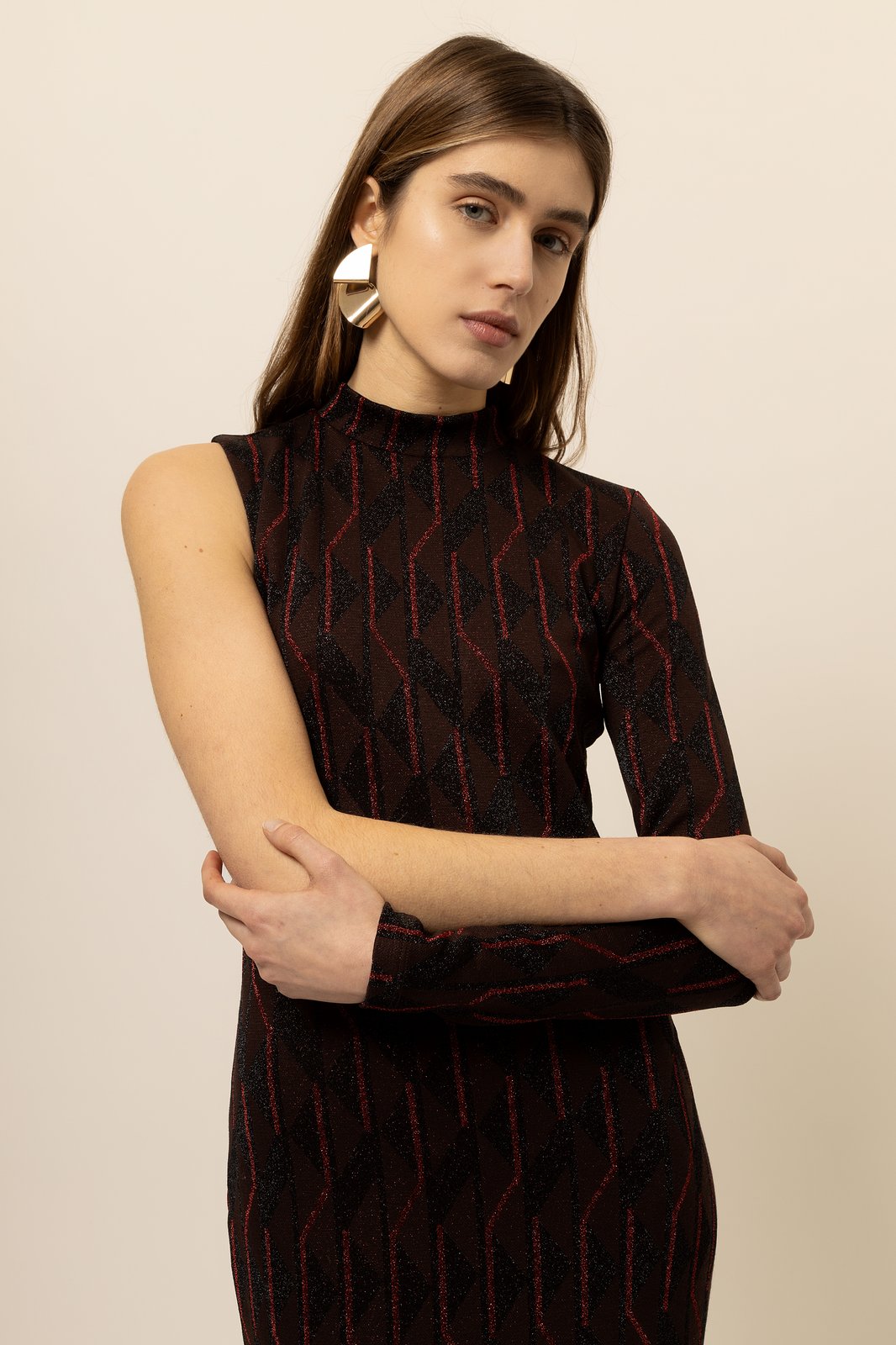 ABITO AMPARO ARROW MARRONE €199 -50%