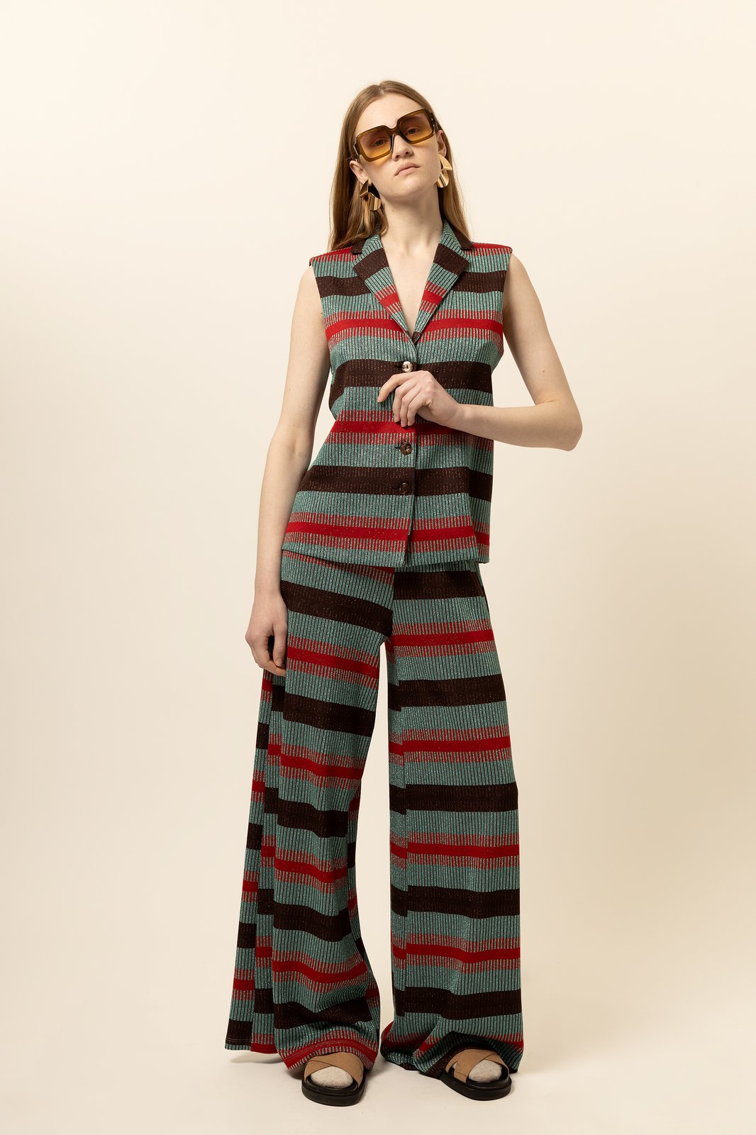 PANTALONE PALOMA NAVAJO ROSSO €175 -50%